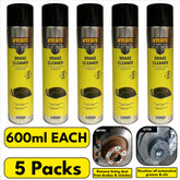 5X Hycote Brake Cleaner Spray 600ml Technical Spray